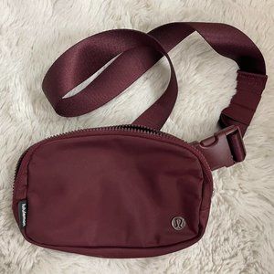 Lululemon Belt Bag Red Merlot